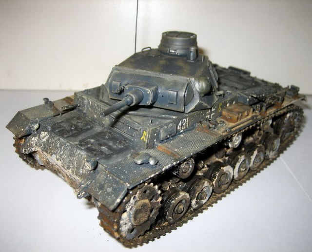 German panzer Pz.Kpfw.3 Ausf.F