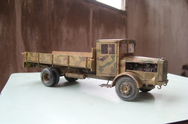 немецкий грузовик mercedes l4500