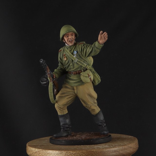 Гвардии рядовой пехоты Красной армии. 1943-45гг.