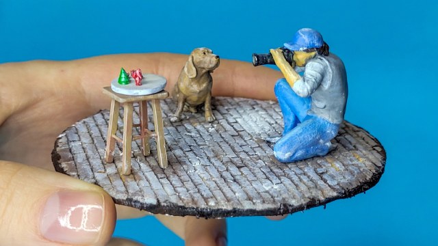 Новогодняя диорама