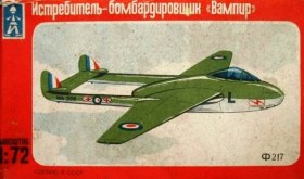 Истребитель-бомбардировщик "Вампир"   (De Havilland Vampire)