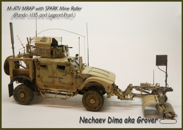 M-ATV MRAP with SPARK Mine Roller