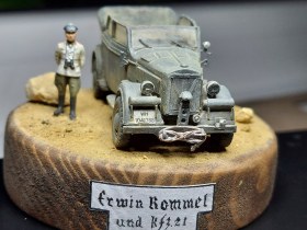 kfz 21 & Erwin Rommel