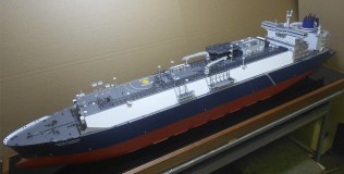 Модель газовоза "Маршал Василевский"