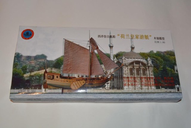 Сборная деревянная модель парусного судна из Китая