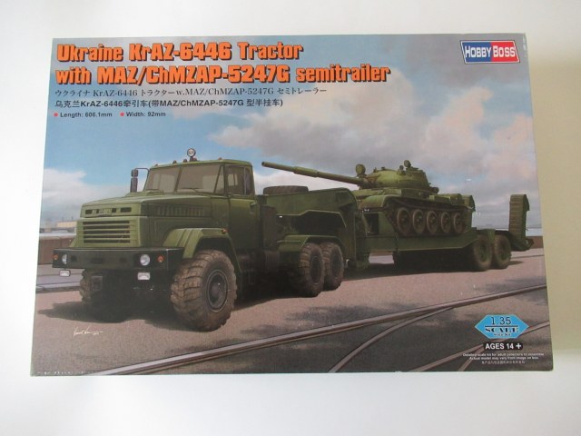 Kraz-6446 Tractor with Maz/ChMZAP-5247G semitrailer