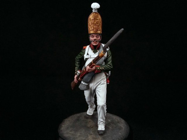 Гренадер Павловского гренадерского полка. Россия, 1811-13 года