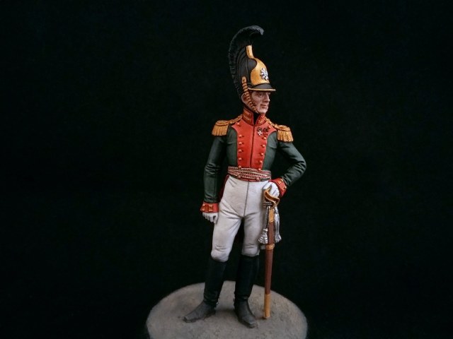 Полковник Лейб-гвардии Драгунского полка П.А. Чичерин. Россия, 1810-15 года