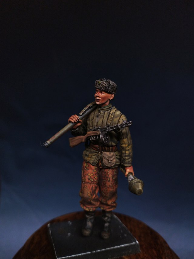 Soviet Soldier with Panzerfausts, 1943-45.