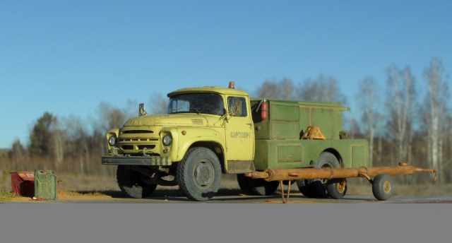 Агрегат подвижной авиационный АПА-35 на базе Зил 130