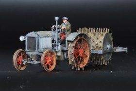 СХТЗ 15/30 с прицепным кулачковым катком Д-130