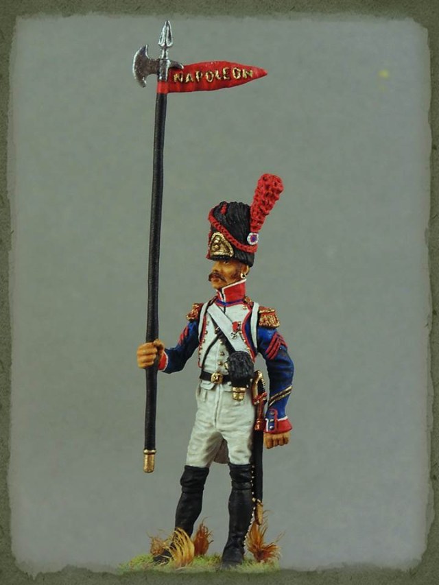 2 ème porte-aigle du 8 ème rgt. d'infanterie de ligne 1809