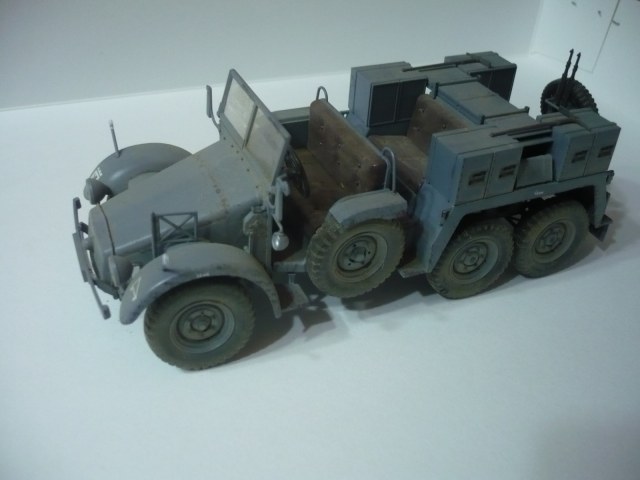 Автомобиль Krupp Protze (Kfz.70) & 37mm PAK-36