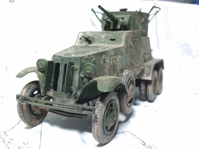 БА-6 после ливня