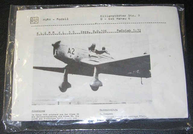 Klemm KL.35 vers.: B, D, 106