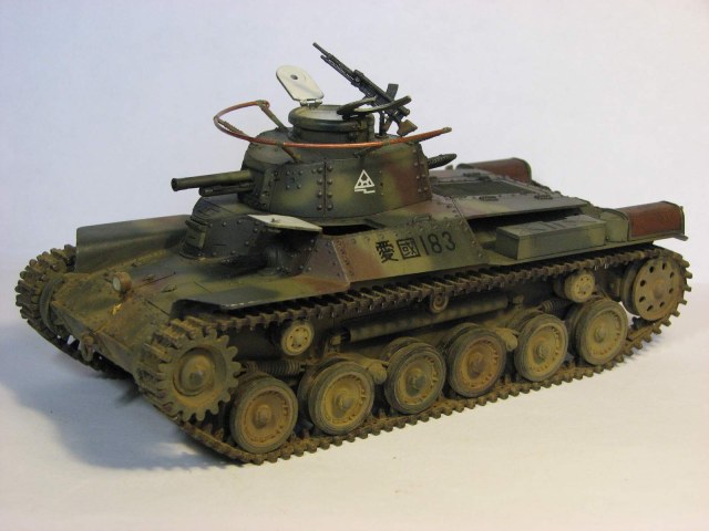 Японский средний танк Тип 97 "Чи-Ха", 34-й танковый полк, Маньчжурия, август 1945г.