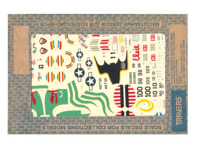 декаль Lockheed P-38 Lithning   Travers 1/72