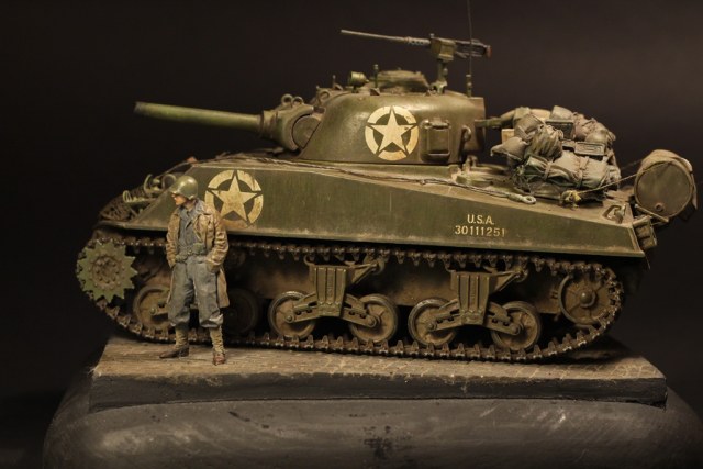 M4A3 Sherman 105mm Howitzer. Европа. Осень 1944 года.