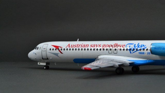 Fokker-100 Austrian OE-LVE