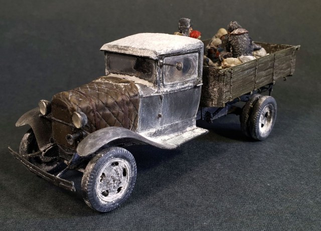 ГАЗ-АА (по мотивам картины С.Боим "Ладога-дорога жизни")