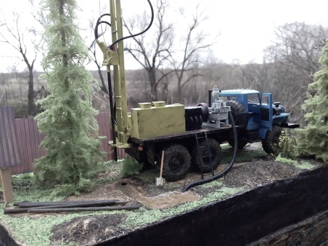 Бурильная установка УРБ на базе УРАЛ 4320