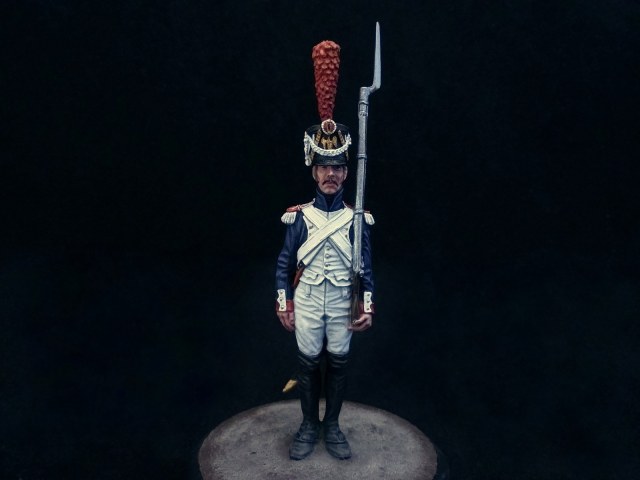 Фузилер-гренадер Императорской Старой гвардии. Франция, 1806-14 года