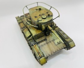 Советский легкий танк Т-26 (обр. 1933 г.).