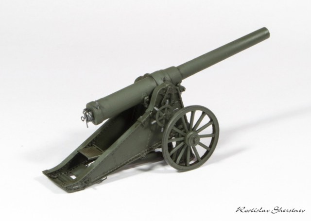 6ти дюймовая крепостная пушка весом в 200 пудов 1904