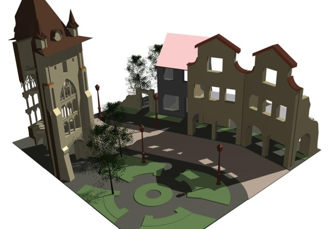 Руины улицы ВОВ