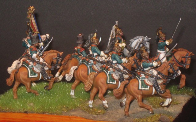 Драгуны Наполеона 1812-1815гг, 25-й полк.  масштаб 28мм