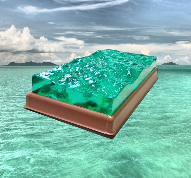 Подставка-диорама "Экваториальное море"