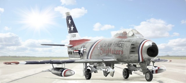 North American F-86F Sabre Jet.