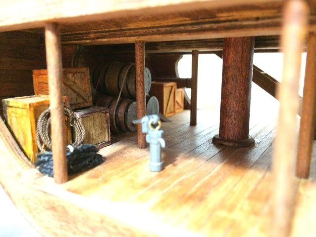 Сечение галеона 17 века Сан Джованни Батиста