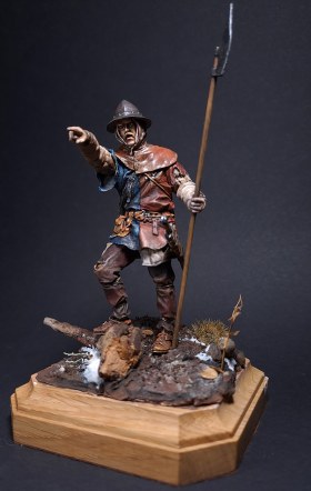 Английский пехотинец с алебардой