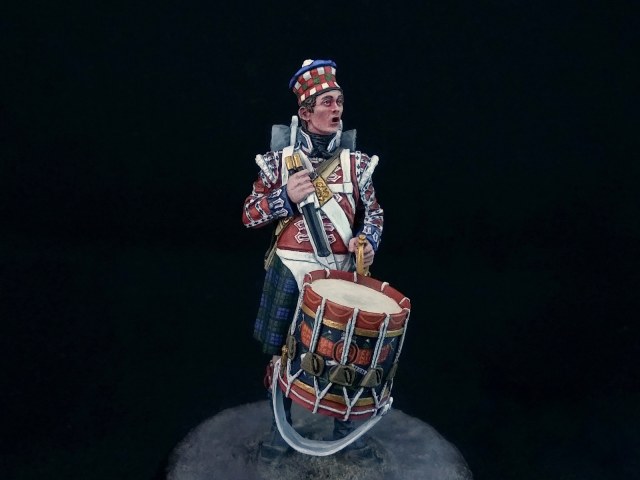 Барабанщик 42-го (Highland) пехотного полка (Black Watch). Великобритания, 1815 год