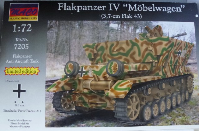 Flakpanzer IV "Mobelwagen"       1/72