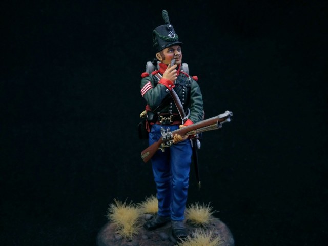 Сержант 5-го батальона 60-го (Royal American) пехотного полка. Великобритания, 1813-14 года