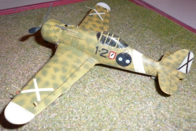 FIAT G50 Frecciaэкспериментальной истребительной группы Испания 1939