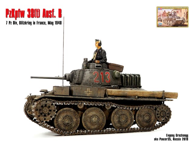 Panzer 38(t) Ausf. B, блицкриг во Франции, 1940 г.