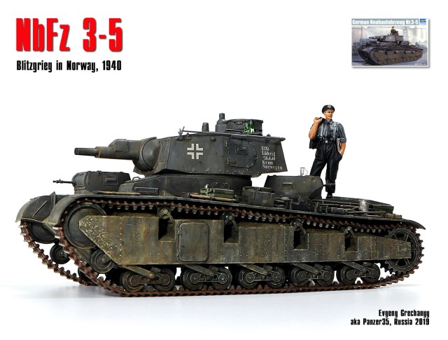 Neubaufahrzeug 3-5, блицкриг в Норвегии, 1940 г.