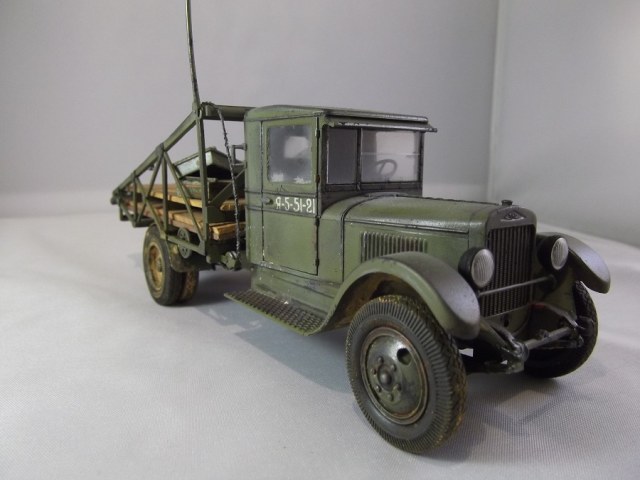 Зис 5 для перевозки понтонов