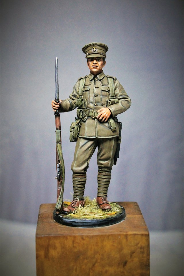 Пехотинец ланкаширского полка. ПМВ.