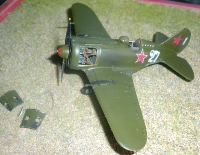 Поликарпов И-16 тип 24 Ленинградский фронт 1943г пилот -Л-т Кричевский