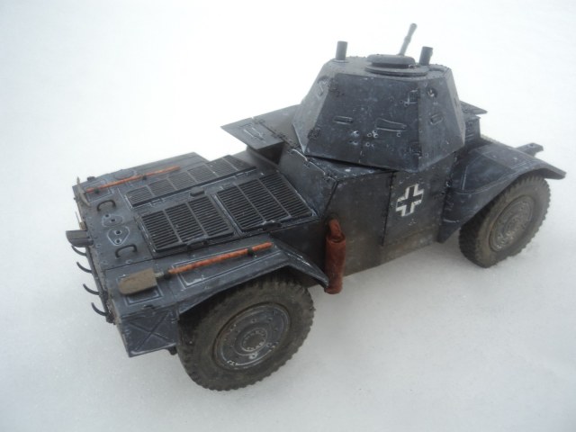 Трофейный французский бронеавтомобиль "Panhard 178" ,он же Pz.Spah.204(f)