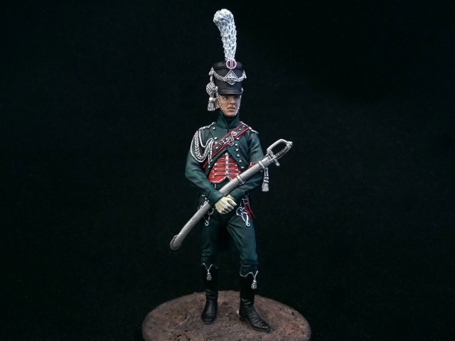 Ордонансовый жандарм Императорской Старой гвардии. Франция, 1806-07 года