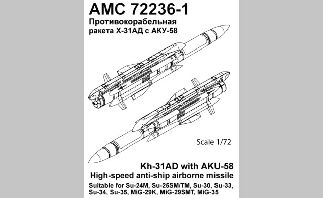 Х-31АД с АКУ58-1                   1/72