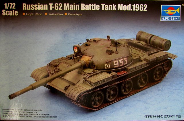 Russian T-62 Main Battle Tank Mod. 1962