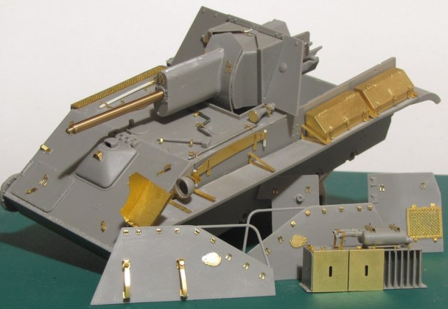 Травление для су-76М от Vmodels