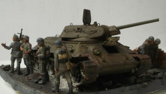 бой в городе