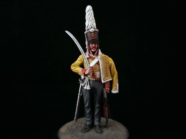 Рядовой Елисаветградского гусарского полка. Россия, 1805-06 года